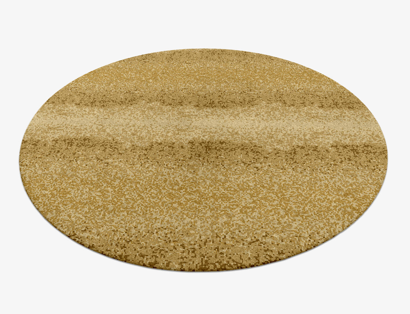 Brampton Gradation Round Hand Knotted Tibetan Wool Custom Rug by Rug Artisan