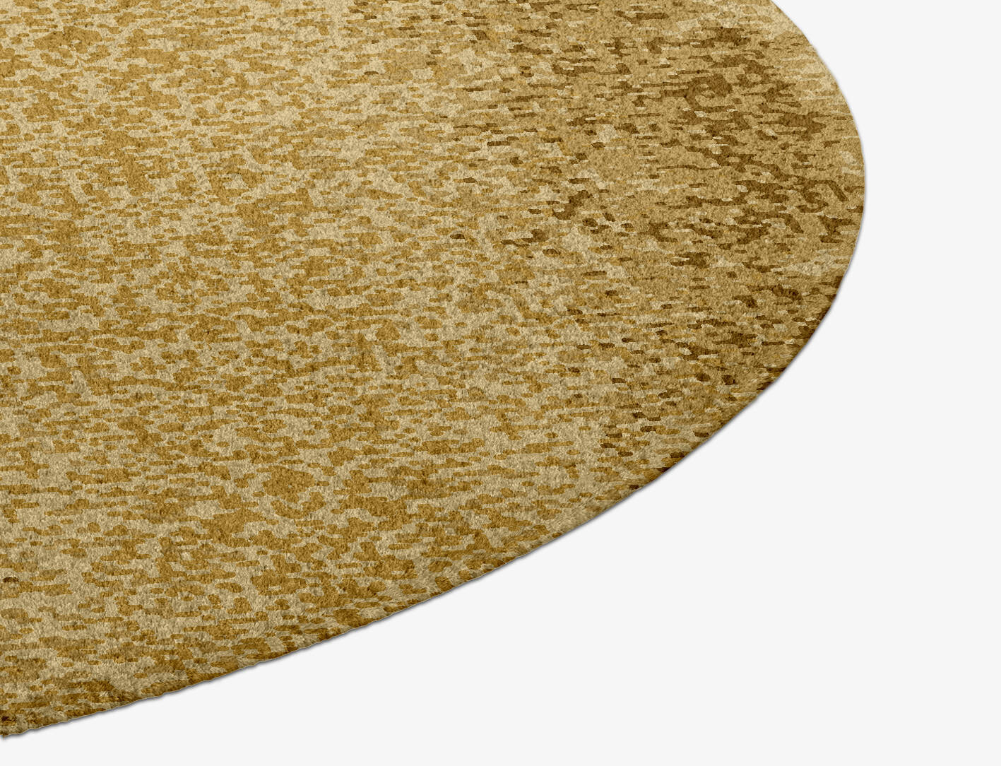 Brampton Gradation Round Hand Knotted Tibetan Wool Custom Rug by Rug Artisan