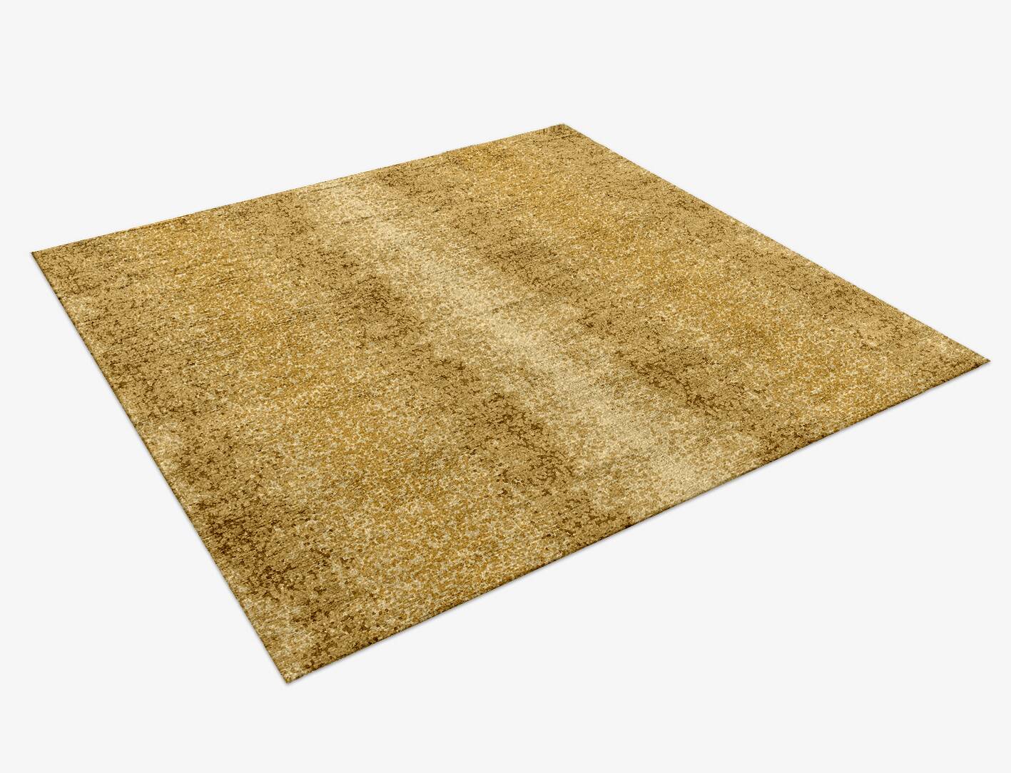 Brampton Gradation Square Hand Knotted Bamboo Silk Custom Rug by Rug Artisan