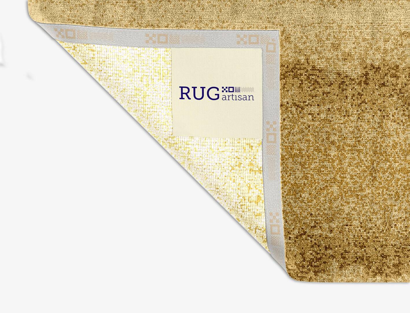 Brampton Gradation Square Hand Knotted Bamboo Silk Custom Rug by Rug Artisan