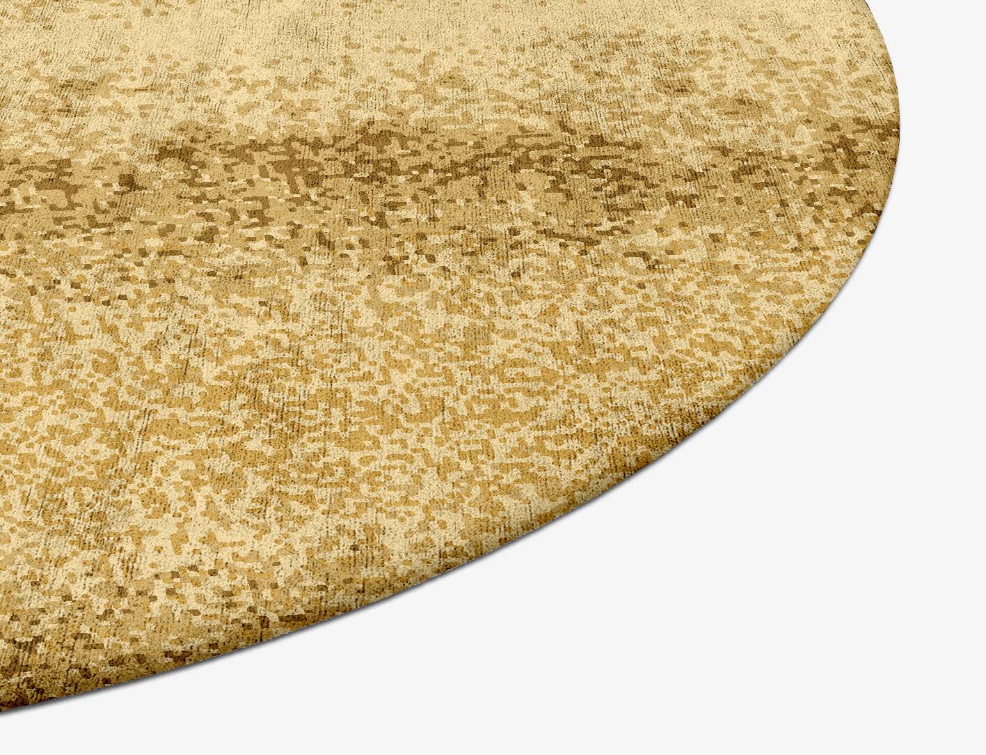 Brampton Gradation Oval Hand Tufted Bamboo Silk Custom Rug by Rug Artisan