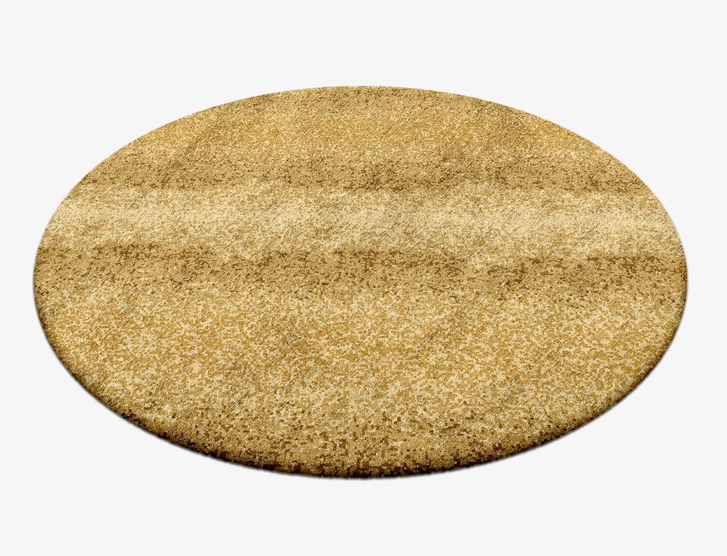 Brampton Gradation Round Hand Tufted Bamboo Silk Custom Rug by Rug Artisan
