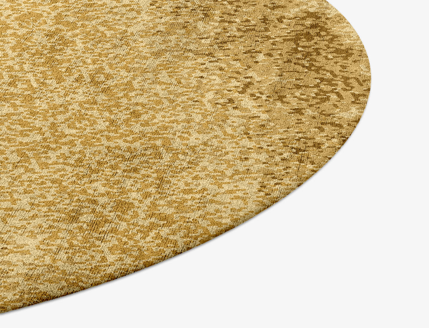 Brampton Gradation Round Hand Tufted Bamboo Silk Custom Rug by Rug Artisan