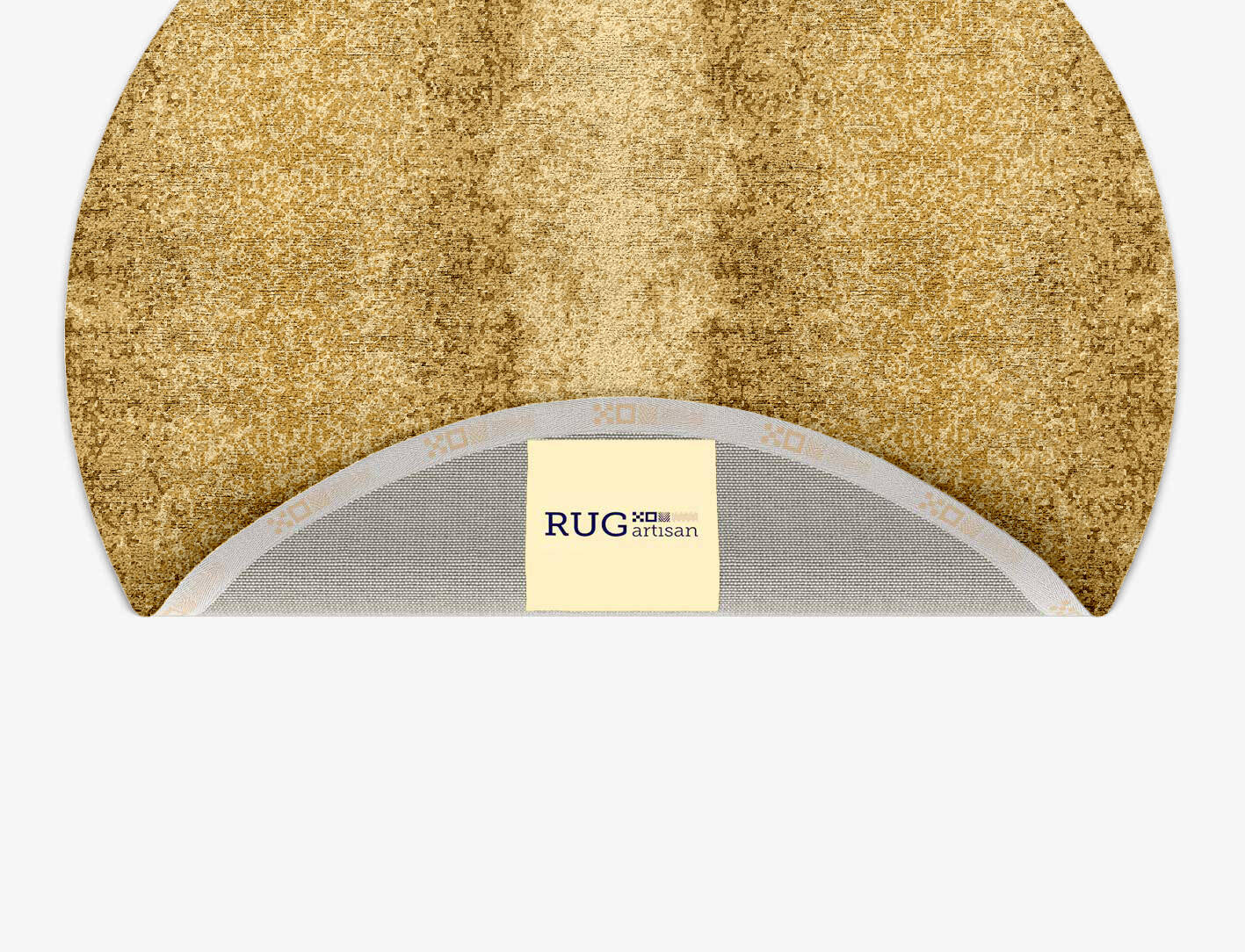 Brampton Gradation Round Hand Tufted Bamboo Silk Custom Rug by Rug Artisan