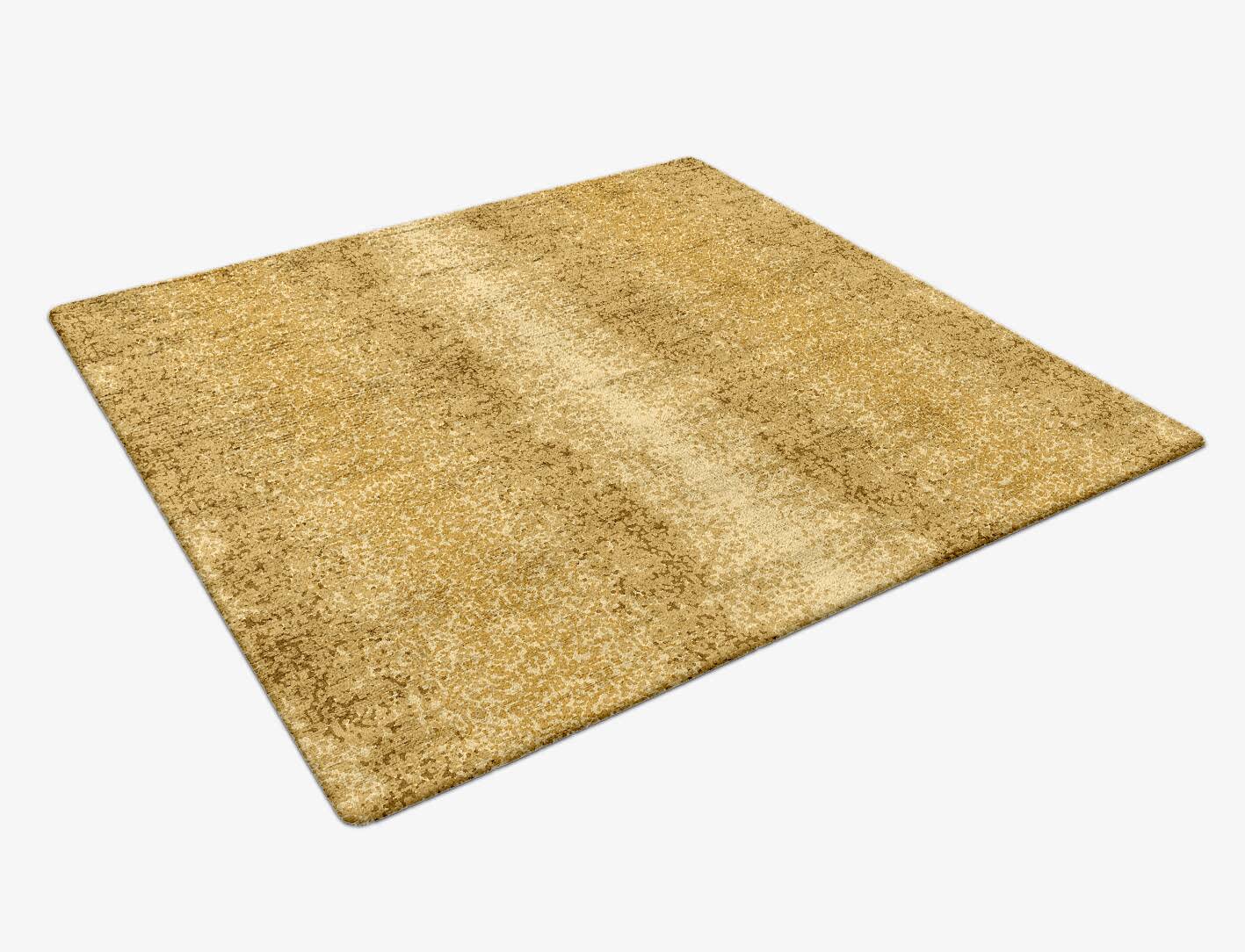 Brampton Gradation Square Hand Tufted Bamboo Silk Custom Rug by Rug Artisan