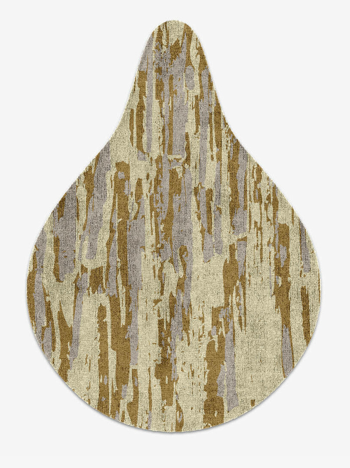 Brecan Abstract Drop Hand Knotted Bamboo Silk Custom Rug by Rug Artisan