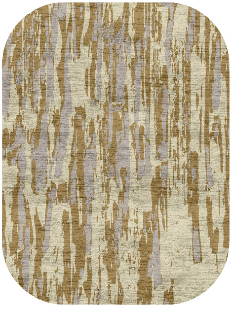 Brecan Abstract Oblong Hand Knotted Bamboo Silk Custom Rug by Rug Artisan
