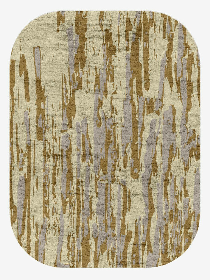 Brecan Abstract Oblong Hand Knotted Bamboo Silk Custom Rug by Rug Artisan