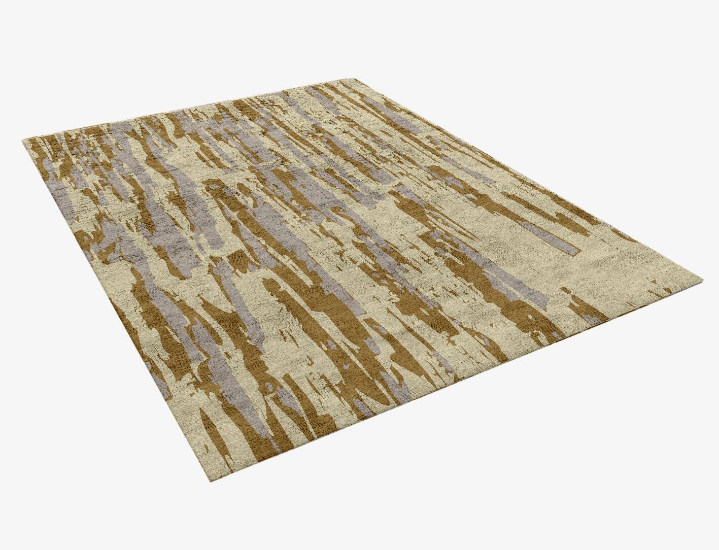 Brecan Abstract Rectangle Hand Knotted Bamboo Silk Custom Rug by Rug Artisan