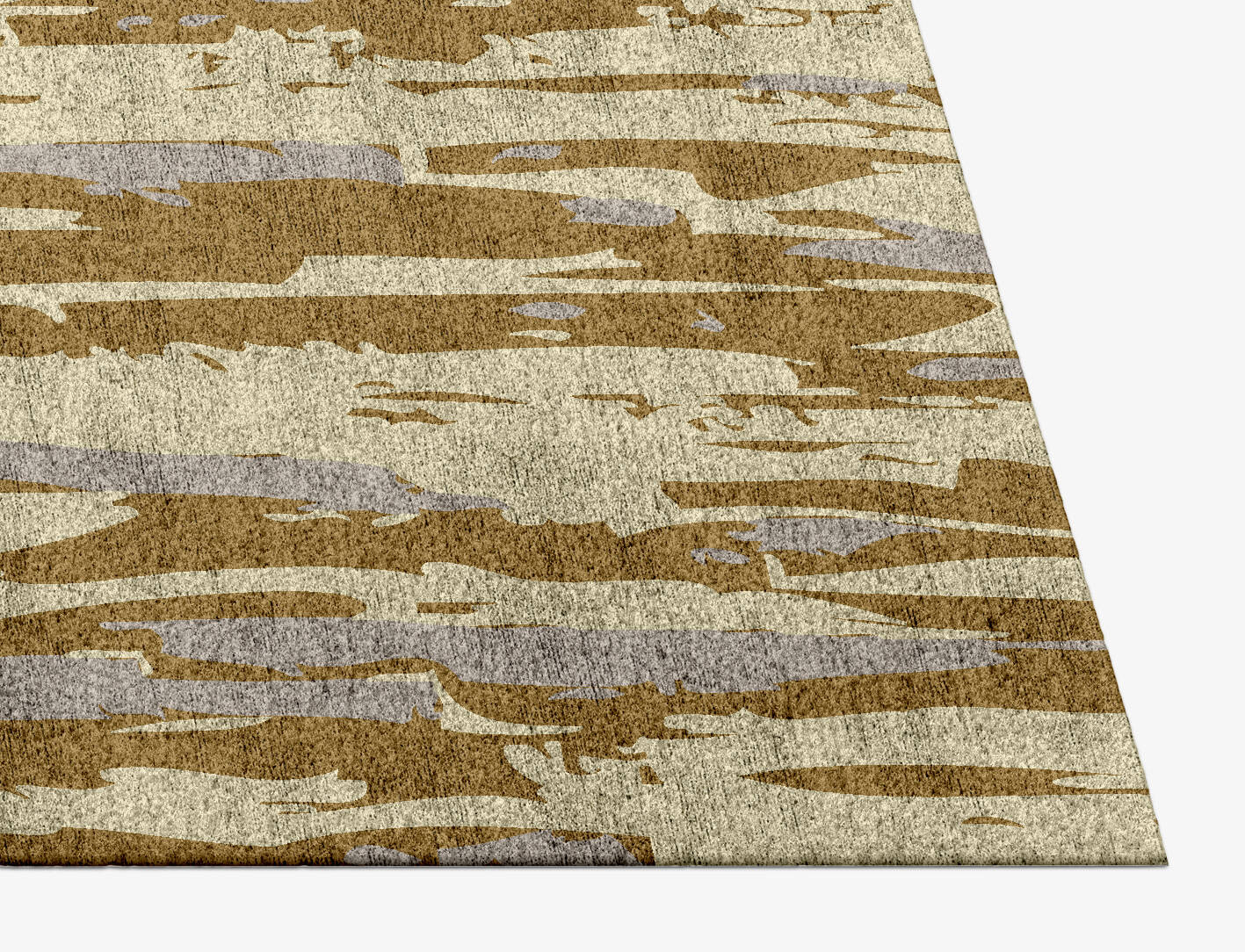 Brecan Abstract Rectangle Hand Knotted Bamboo Silk Custom Rug by Rug Artisan