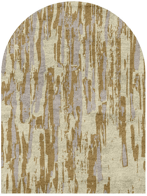 Brecan Abstract Arch Hand Tufted Bamboo Silk Custom Rug by Rug Artisan