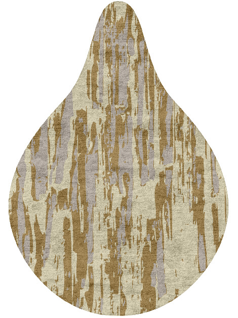 Brecan Abstract Drop Hand Tufted Bamboo Silk Custom Rug by Rug Artisan