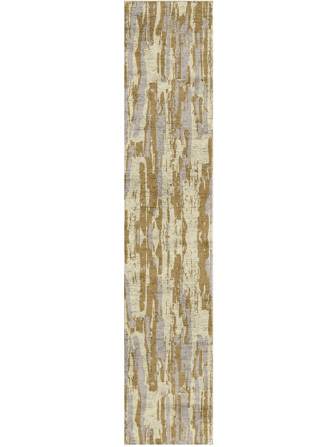 Brecan Abstract Runner Hand Tufted Bamboo Silk Custom Rug by Rug Artisan