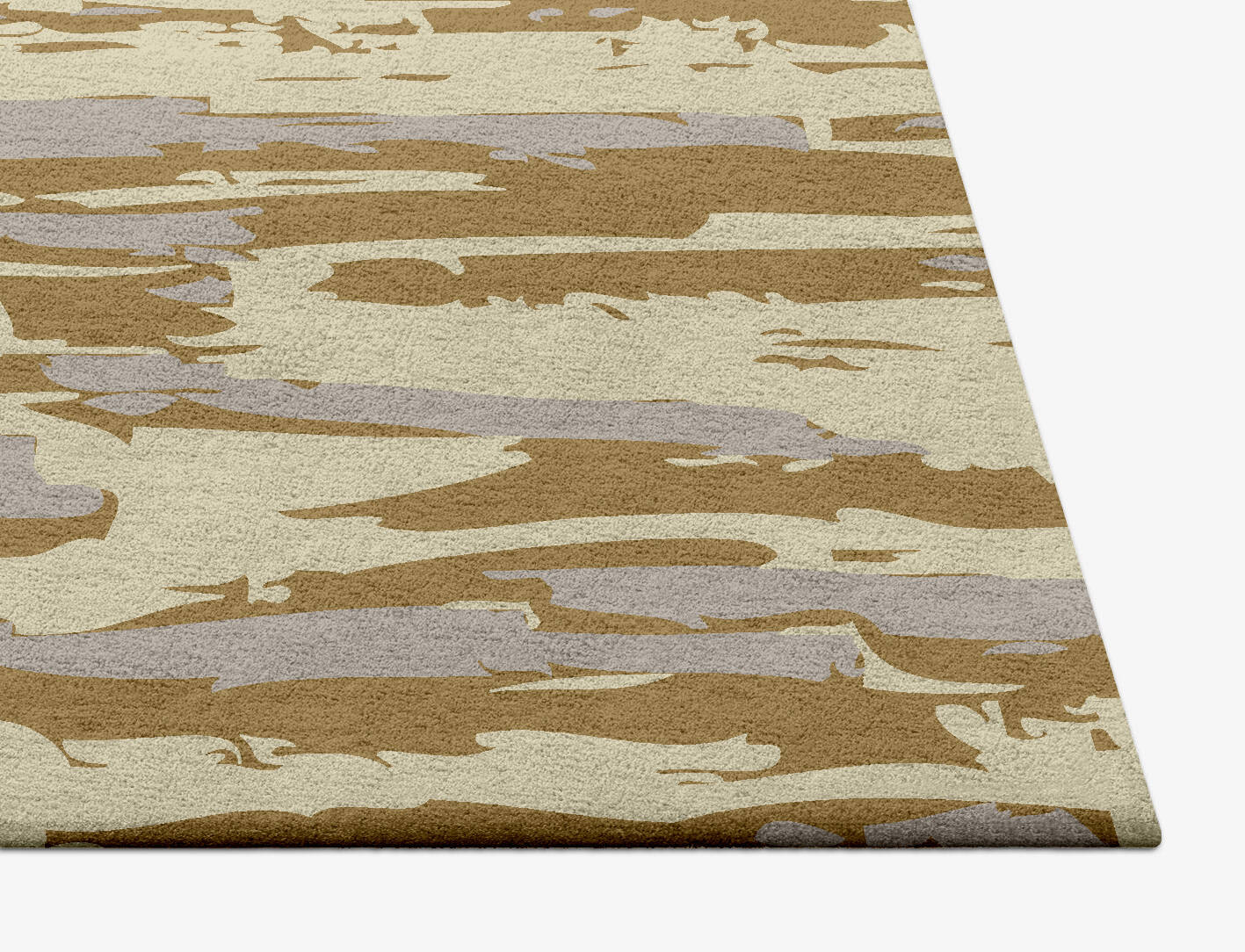 Brecan Abstract Square Hand Tufted Pure Wool Custom Rug by Rug Artisan