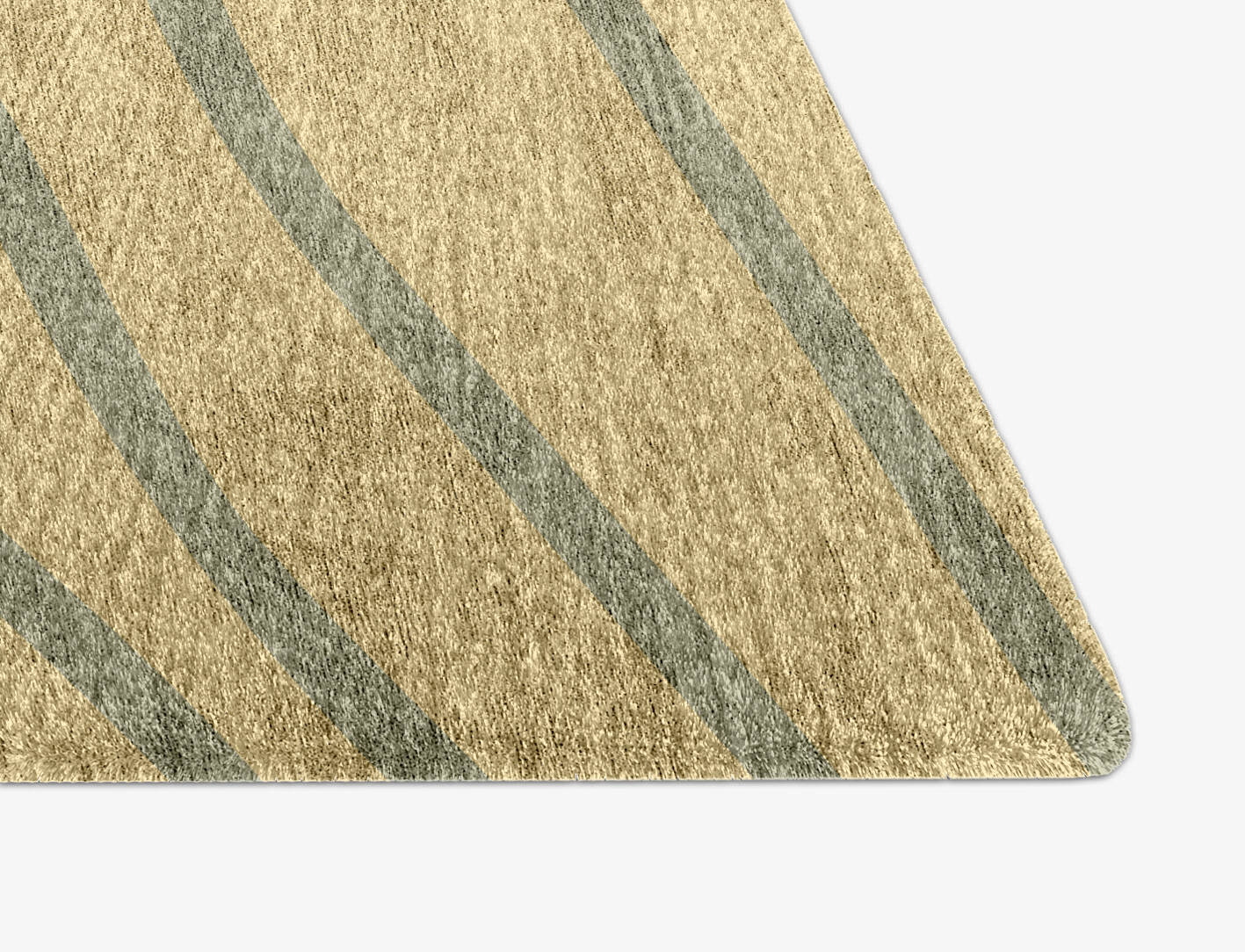 Breeze Minimalist Arch Hand Knotted Bamboo Silk Custom Rug by Rug Artisan
