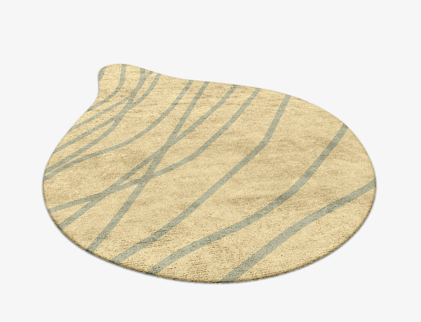 Breeze Minimalist Drop Hand Tufted Bamboo Silk Custom Rug by Rug Artisan
