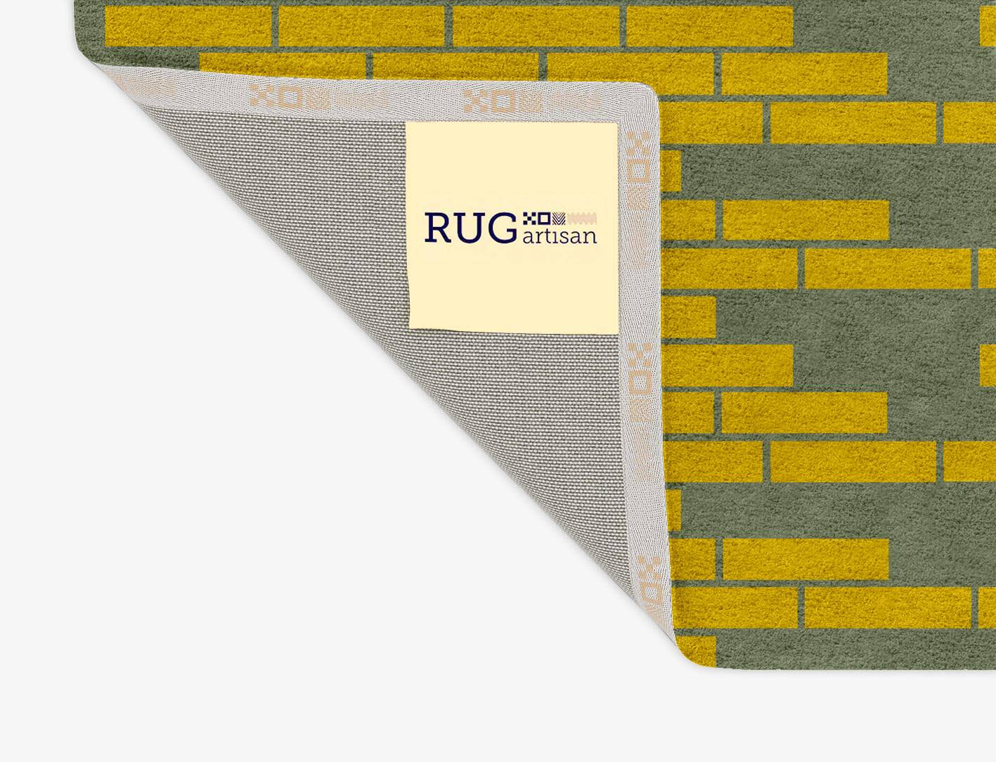 Brickly Geometric Rectangle Hand Tufted Pure Wool Custom Rug by Rug Artisan