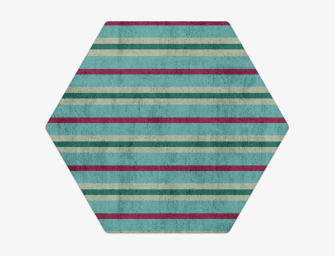 Briza Geometric Hexagon Hand Tufted Bamboo Silk Custom Rug by Rug Artisan