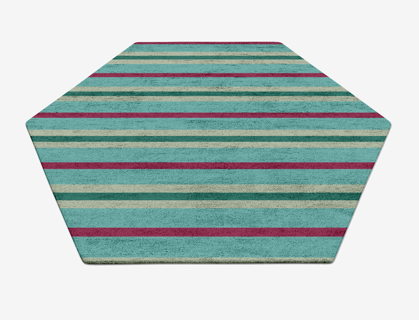 Briza Geometric Hexagon Hand Tufted Bamboo Silk Custom Rug by Rug Artisan