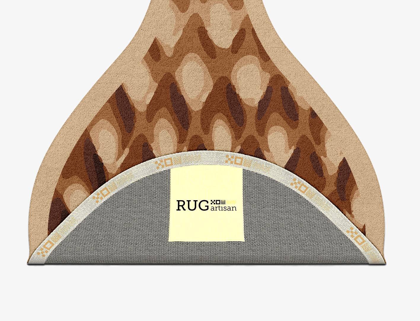 Bronzer Origami Drop Hand Tufted Pure Wool Custom Rug by Rug Artisan