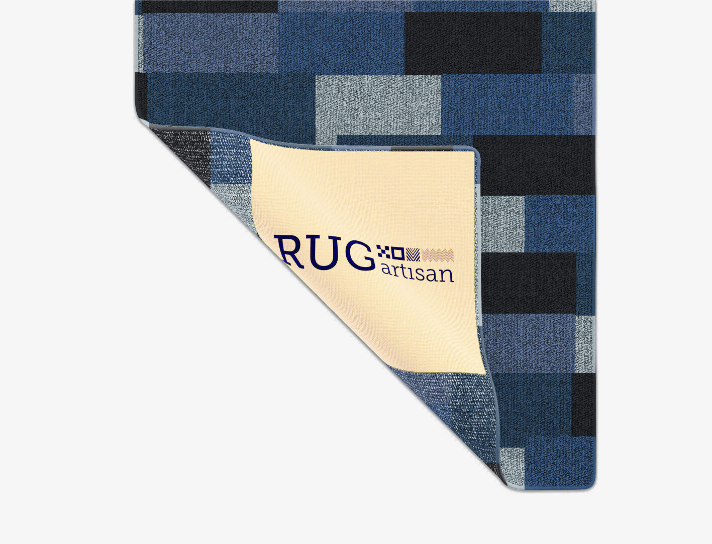 Brumous Geometric Runner Flatweave New Zealand Wool Custom Rug by Rug Artisan
