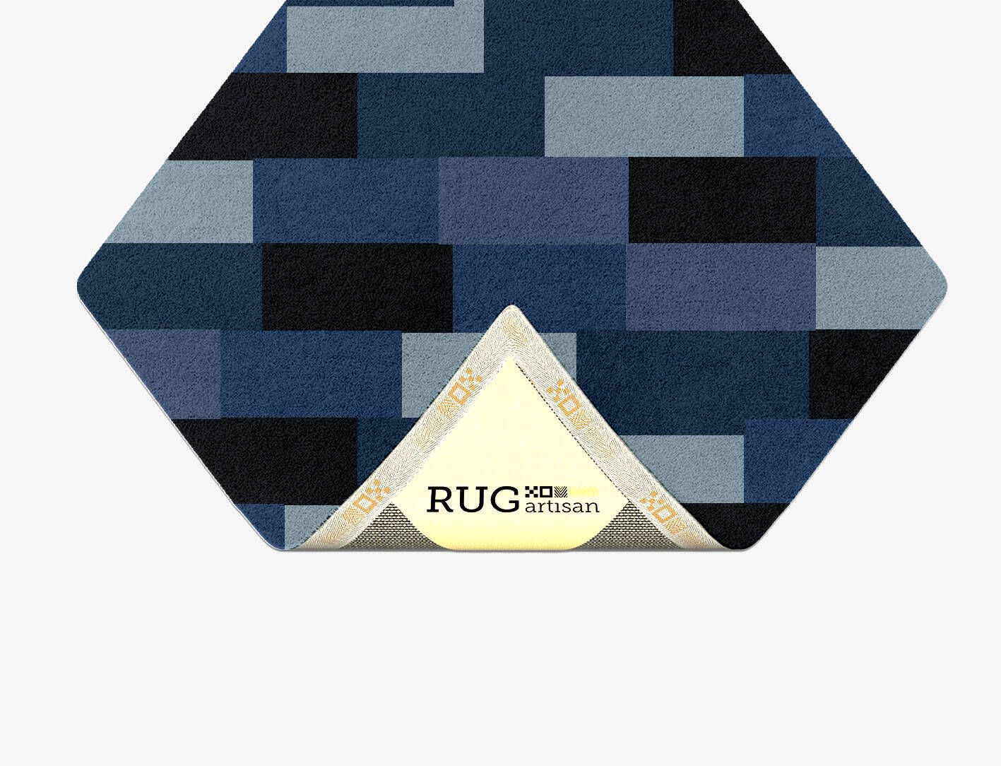 Brumous Geometric Diamond Hand Tufted Pure Wool Custom Rug by Rug Artisan