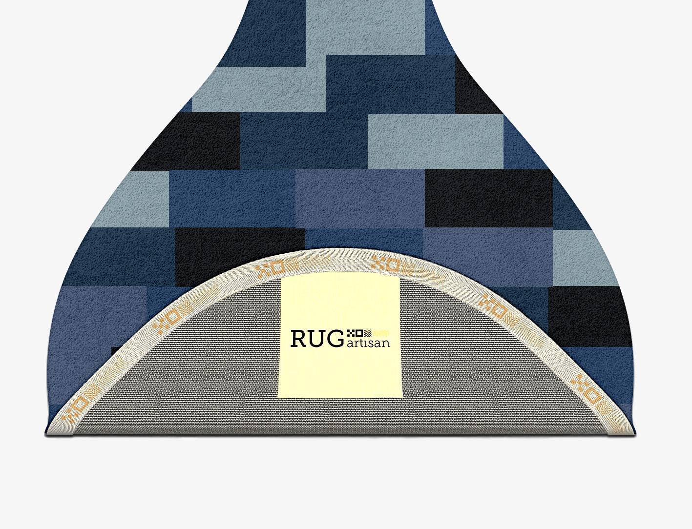 Brumous Geometric Drop Hand Tufted Pure Wool Custom Rug by Rug Artisan