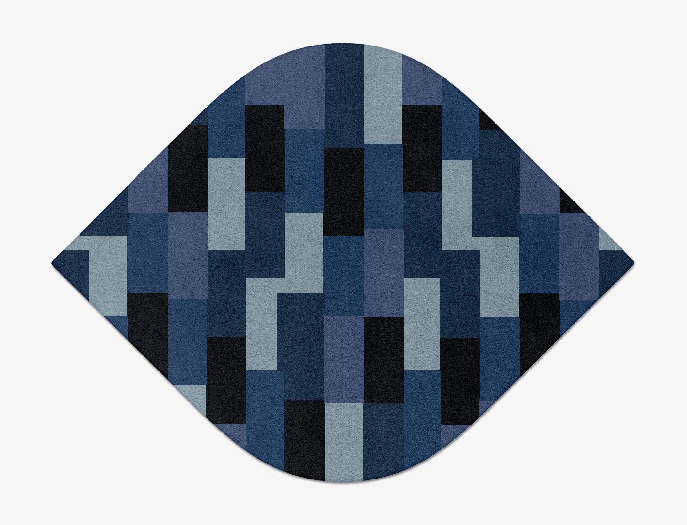Brumous Geometric Ogee Hand Tufted Pure Wool Custom Rug by Rug Artisan