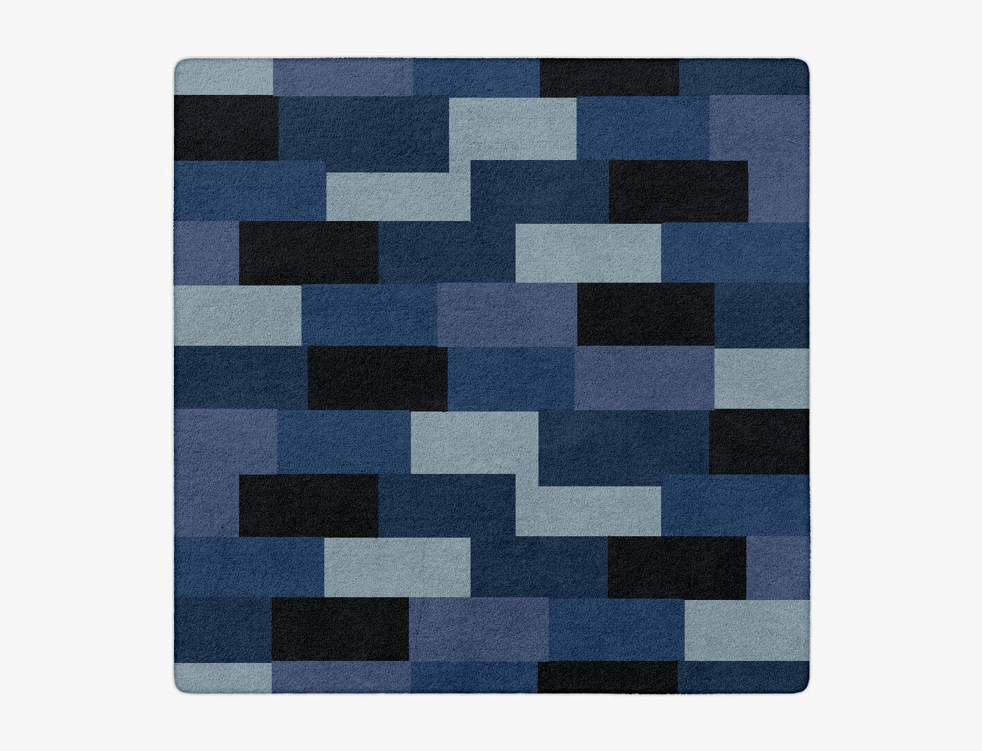 Brumous Geometric Square Hand Tufted Pure Wool Custom Rug by Rug Artisan