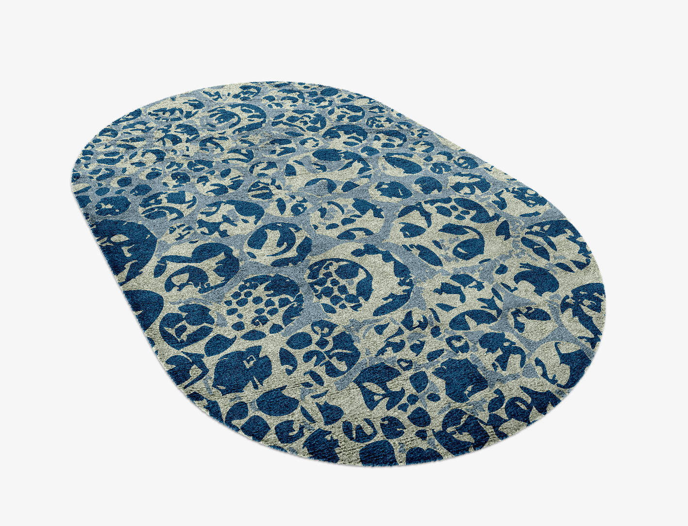 Bubbles  Capsule Hand Knotted Bamboo Silk Custom Rug by Rug Artisan
