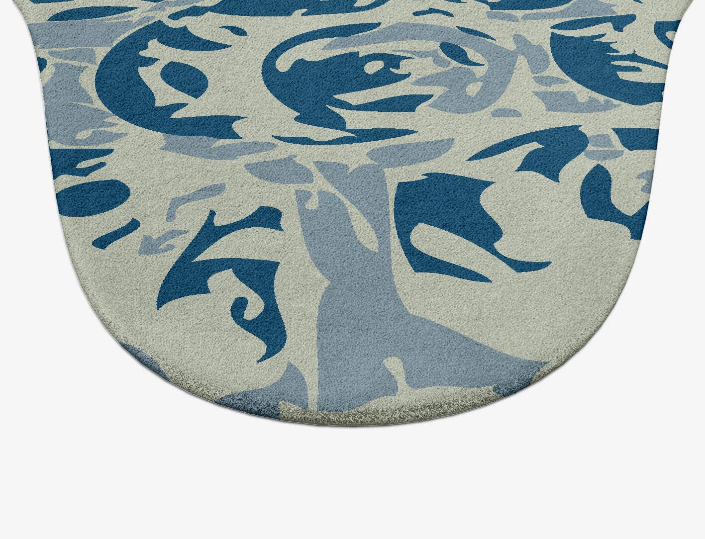 Bubbles Abstract Drop Hand Tufted Pure Wool Custom Rug by Rug Artisan