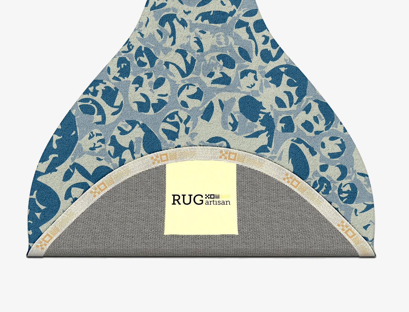 Bubbles Abstract Drop Hand Tufted Pure Wool Custom Rug by Rug Artisan