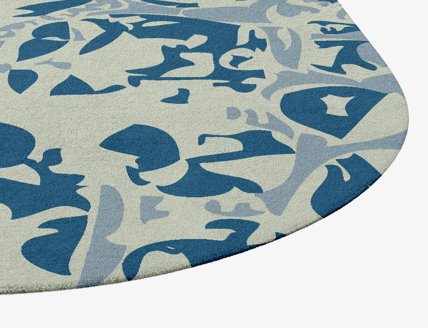 Bubbles Abstract Eight Hand Tufted Pure Wool Custom Rug by Rug Artisan