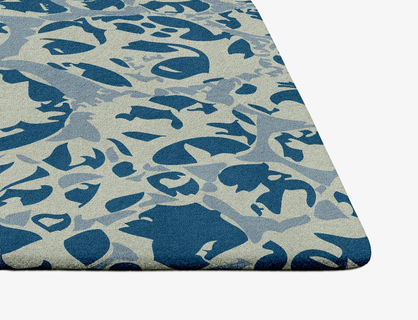 Bubbles Abstract Ogee Hand Tufted Pure Wool Custom Rug by Rug Artisan