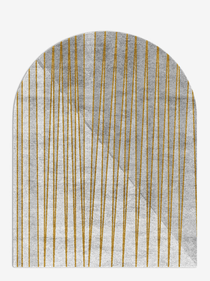 Bullion  Arch Hand Knotted Bamboo Silk Custom Rug by Rug Artisan