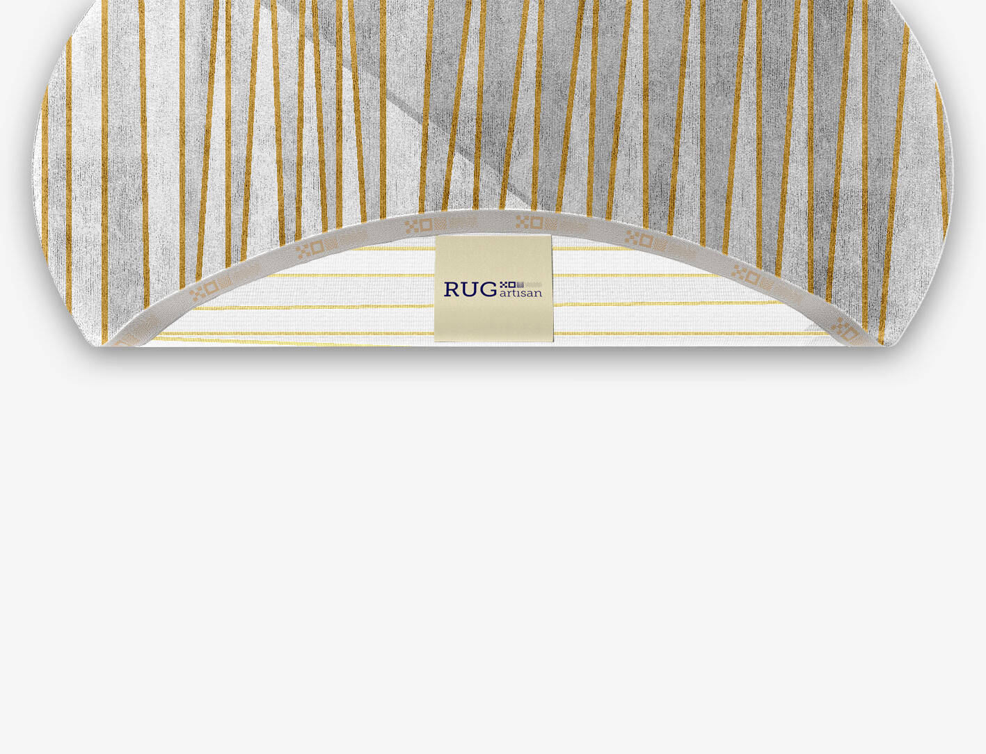 Bullion  Oval Hand Knotted Bamboo Silk Custom Rug by Rug Artisan