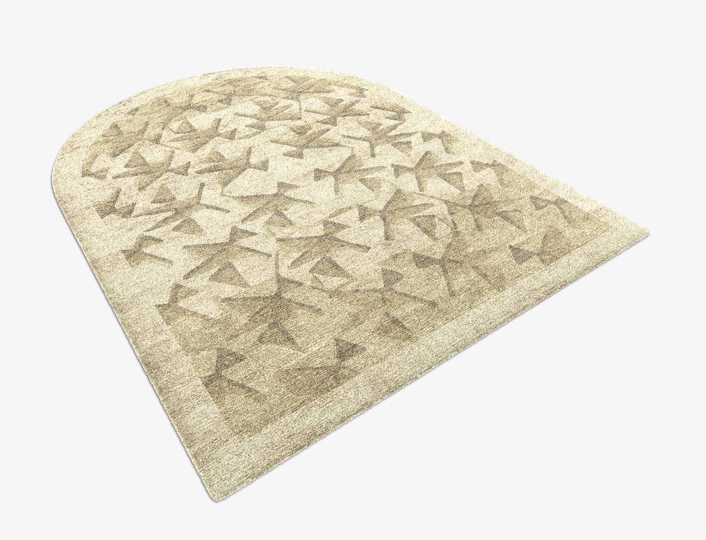 Butterflies Origami Arch Hand Knotted Bamboo Silk Custom Rug by Rug Artisan