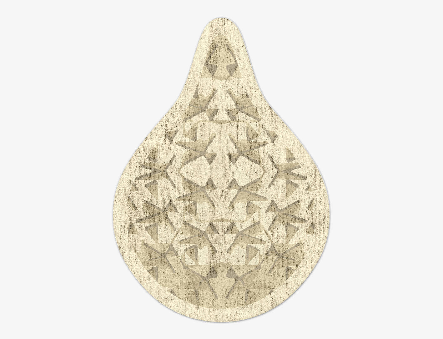 Butterflies Origami Drop Hand Tufted Bamboo Silk Custom Rug by Rug Artisan