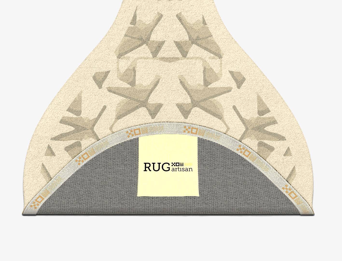 Butterflies Origami Drop Hand Tufted Pure Wool Custom Rug by Rug Artisan