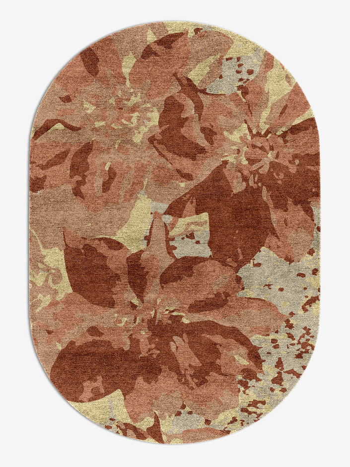 Butterfly Bush Floral Capsule Hand Knotted Bamboo Silk Custom Rug by Rug Artisan