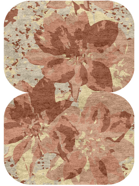 Butterfly Bush Floral Eight Hand Knotted Bamboo Silk Custom Rug by Rug Artisan