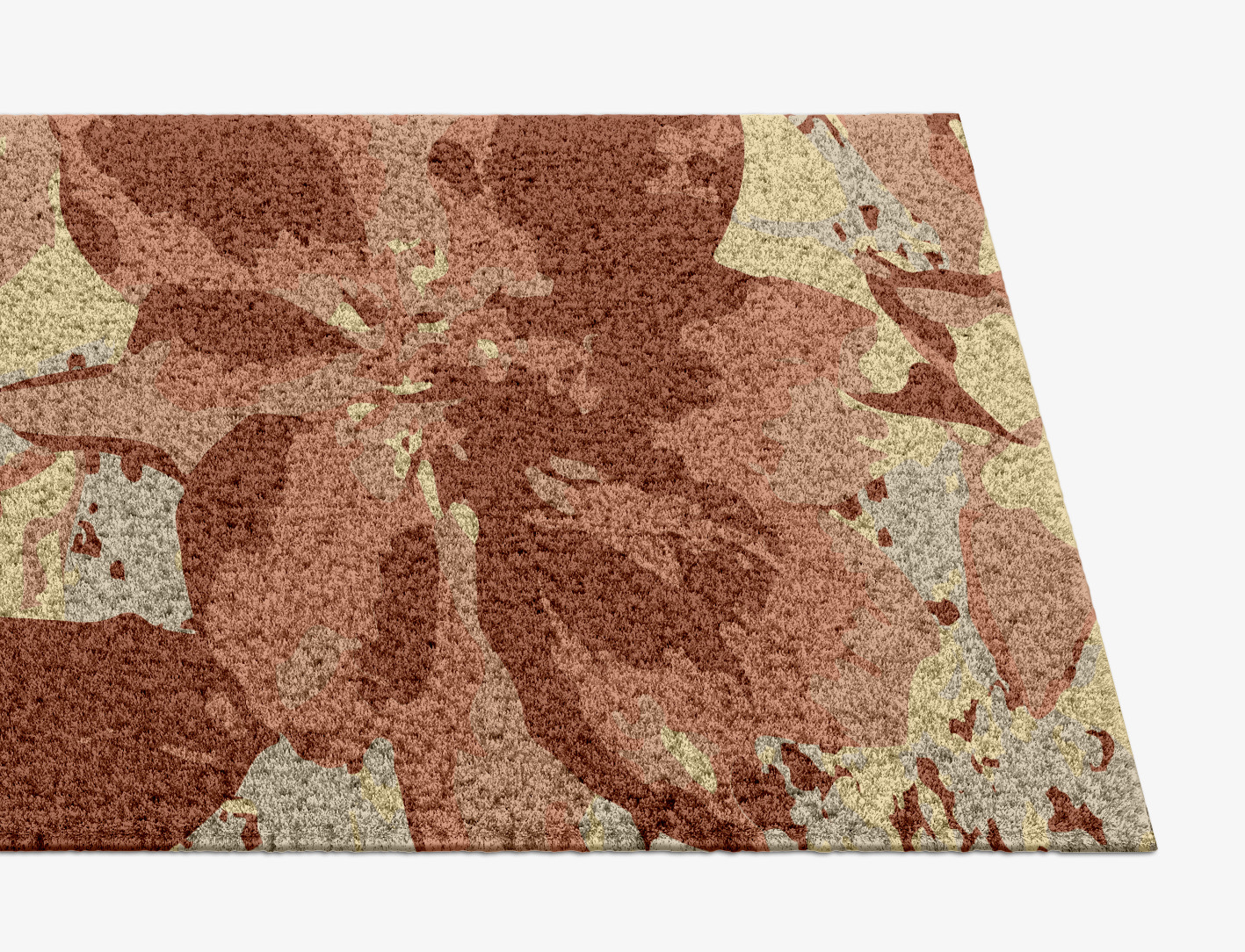 Butterfly Bush Floral Runner Hand Knotted Tibetan Wool Custom Rug by Rug Artisan