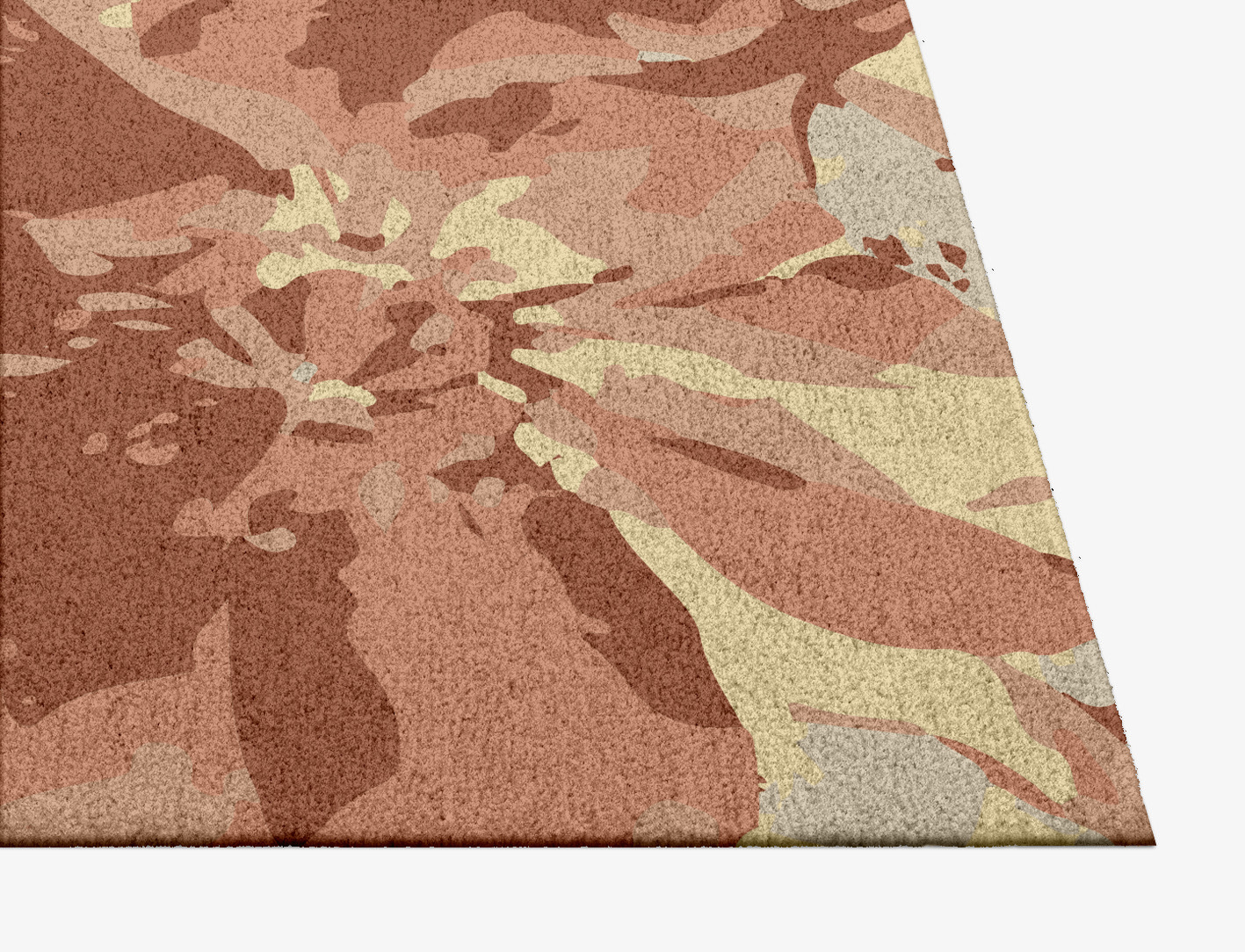 Butterfly Bush Floral Square Hand Knotted Tibetan Wool Custom Rug by Rug Artisan