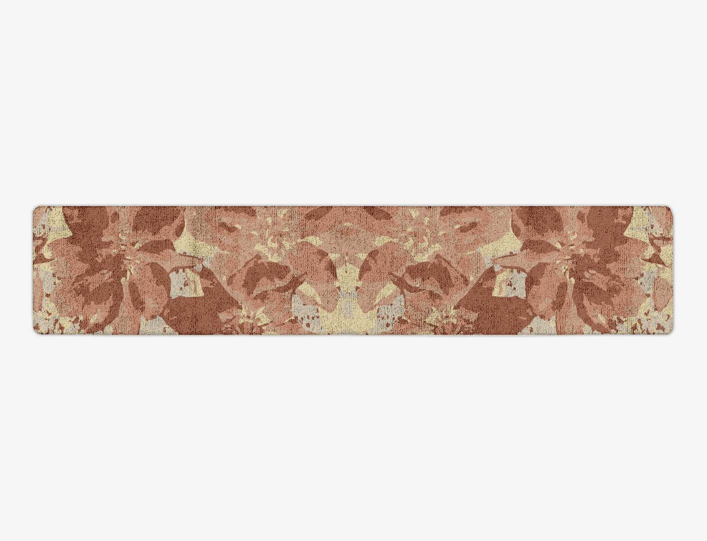 Butterfly Bush Floral Runner Hand Tufted Bamboo Silk Custom Rug by Rug Artisan