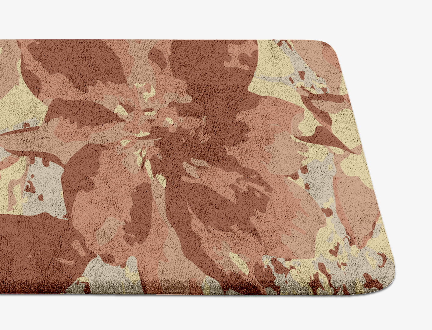 Butterfly Bush Floral Runner Hand Tufted Bamboo Silk Custom Rug by Rug Artisan