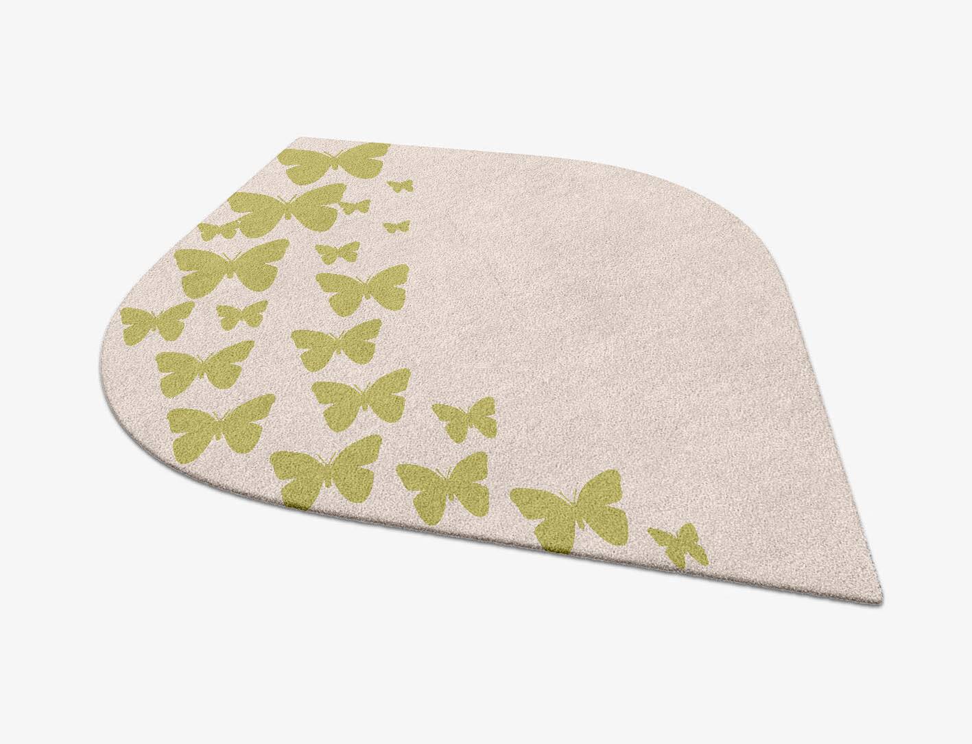 Butterfly Strokes Kids Ogee Hand Tufted Pure Wool Custom Rug by Rug Artisan