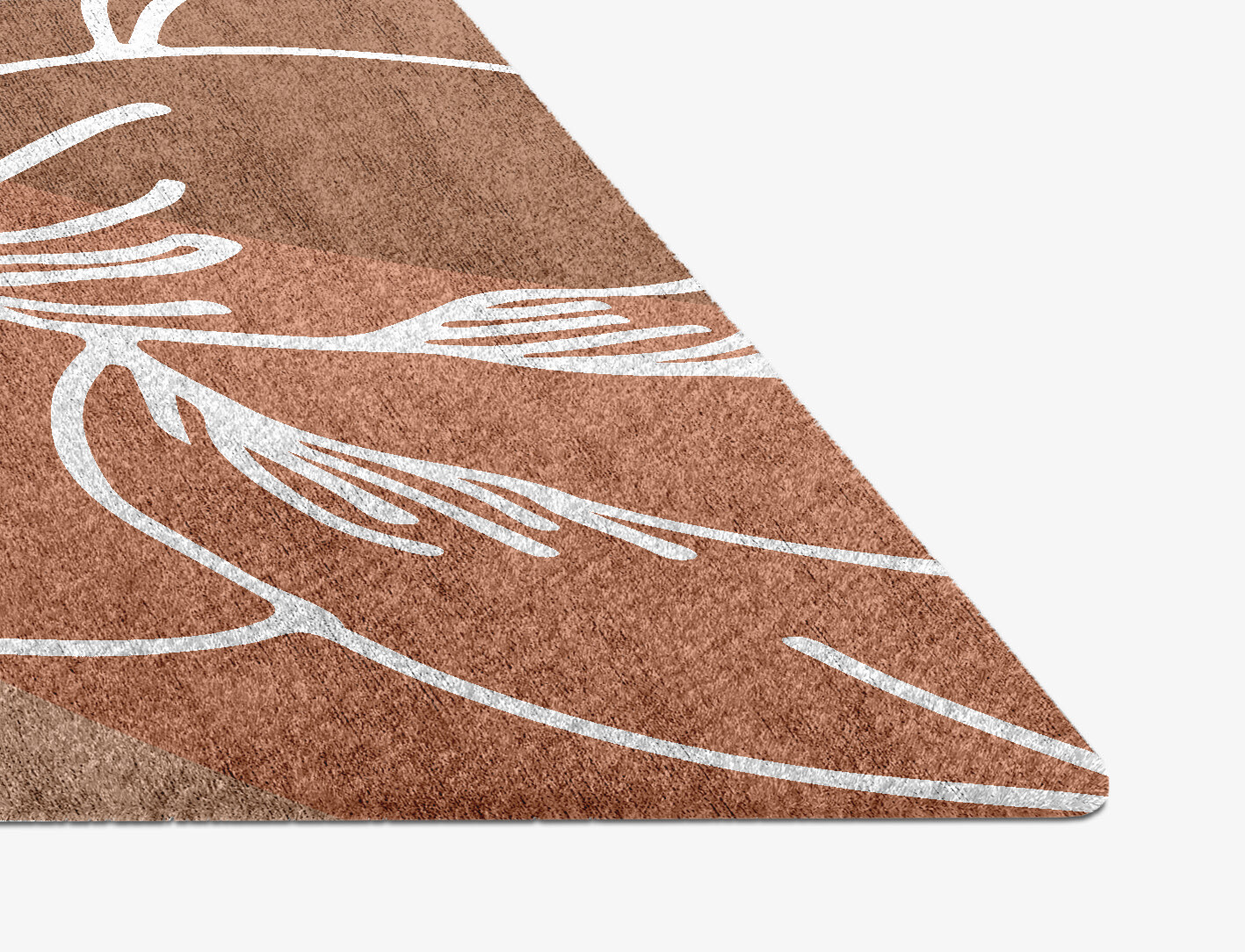 Butterfly Weed Field of Flowers Diamond Hand Knotted Bamboo Silk Custom Rug by Rug Artisan