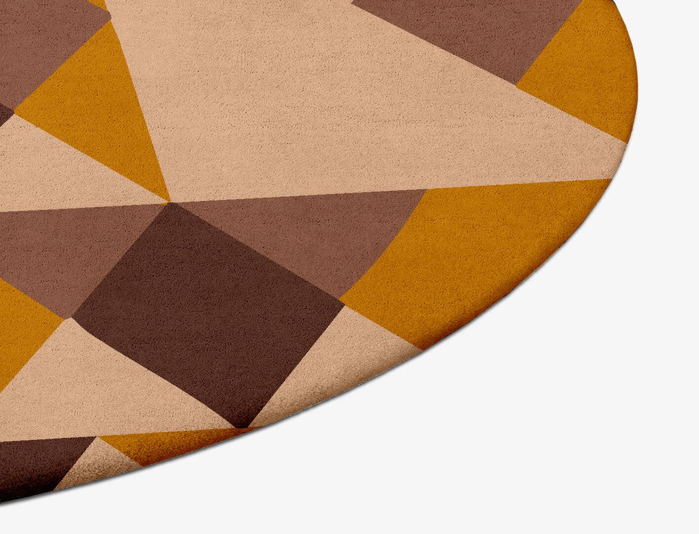 Cadence Modern Geometrics Oval Hand Tufted Pure Wool Custom Rug by Rug Artisan