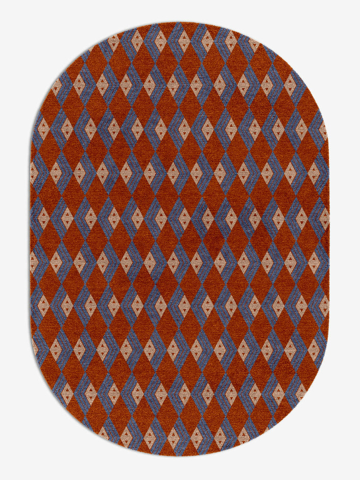 Calculus Geometric Capsule Hand Knotted Tibetan Wool Custom Rug by Rug Artisan