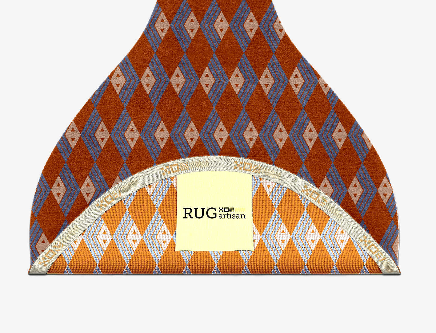 Calculus Geometric Drop Hand Knotted Tibetan Wool Custom Rug by Rug Artisan
